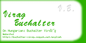 virag buchalter business card